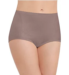 Smoothing Comfort Lace Brief Panty Walnut 6