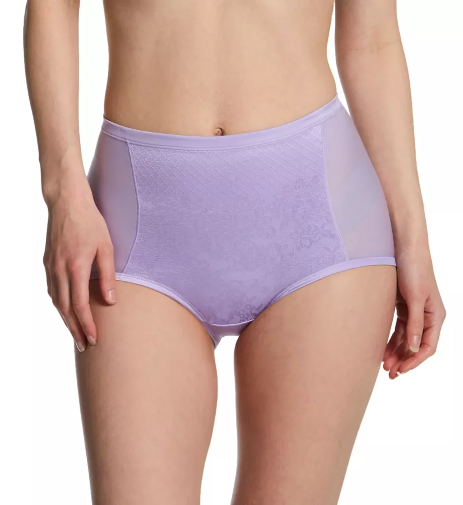 Women's Vanity Fair 15712 Perfectly Yours Ravissant Tailored Brief Panty  (Flirty Flower Print 7)