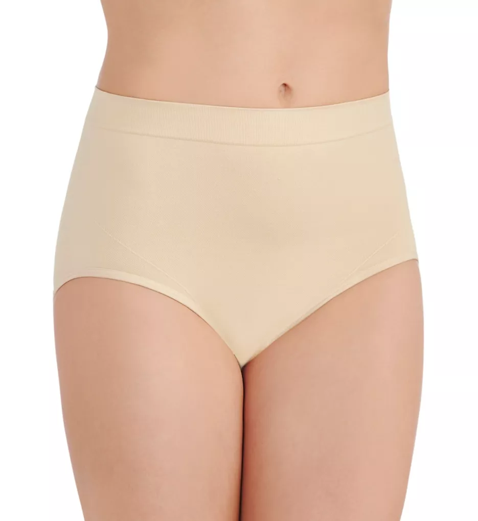 Smoothing Comfort Seamless Brief Panty Damask Neutral 6