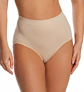 Smoothing Comfort Seamless Brief Panty Damask Neutral 10