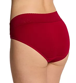 Effortless Hi-Cut Brief Panty Legacy Red 10