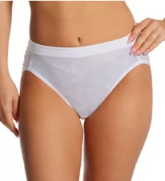 Effortless Lace Hi-Cut Brief Panty NH STAR WHITE AOL 10