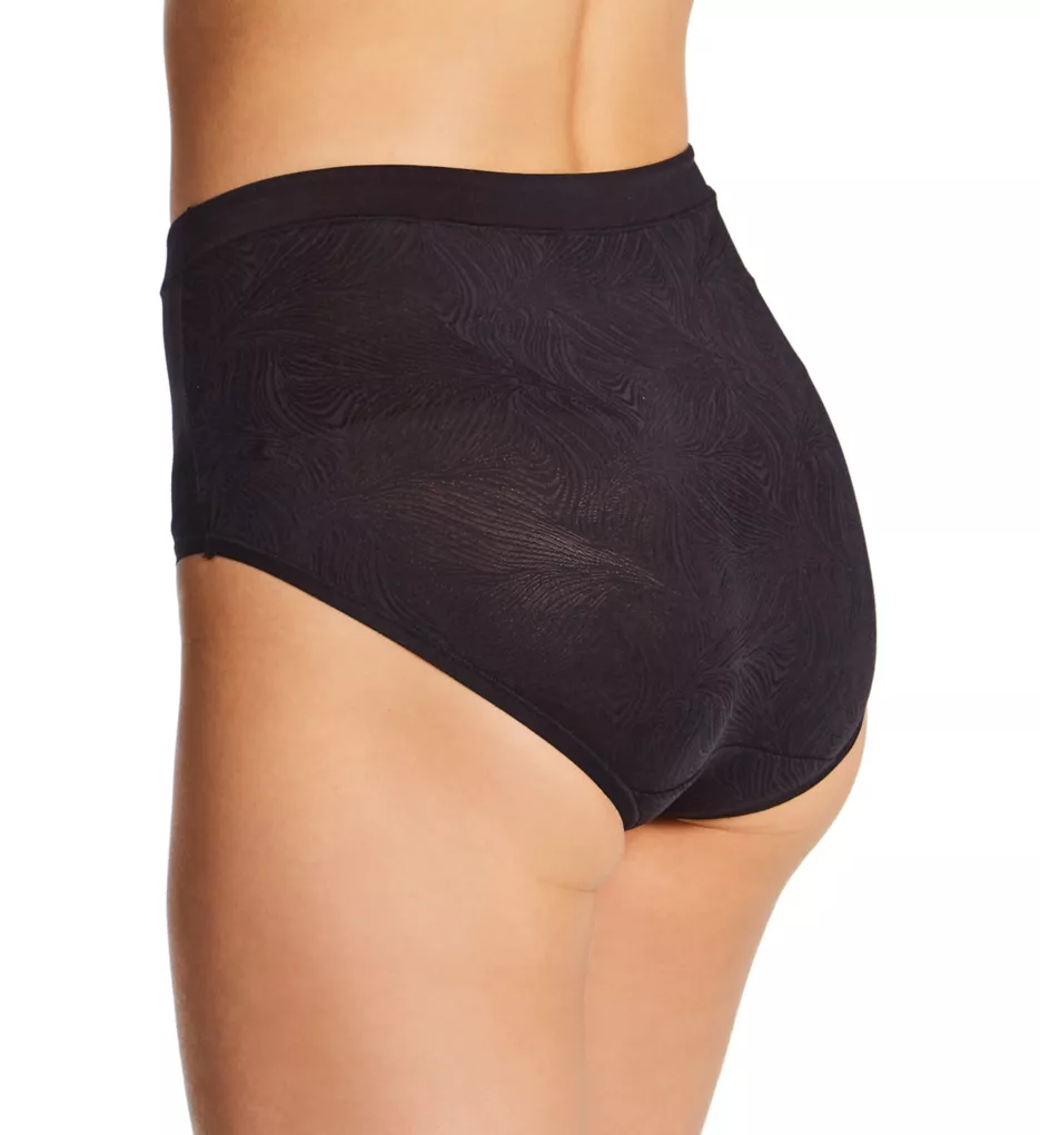 Effortless Lace Brief Panty MIDNIGHT BLACK 10