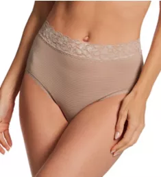 Flattering Lace Brief Panty Toasted Coconut 8