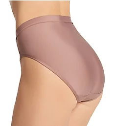 Beyond Comfort Silky Stretch Hi-Cut Panty Chocolate Mousse 10