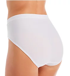 Beyond Comfort Silky Stretch Hi-Cut Panty Star White 7
