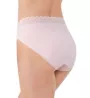 Vanity Fair Flattering Lace Cotton Stretch Hi-Cut Brief Panty 13395 - Image 2