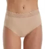 Vanity Fair Flattering Lace Cotton Stretch Brief Panty 13396 - Image 1