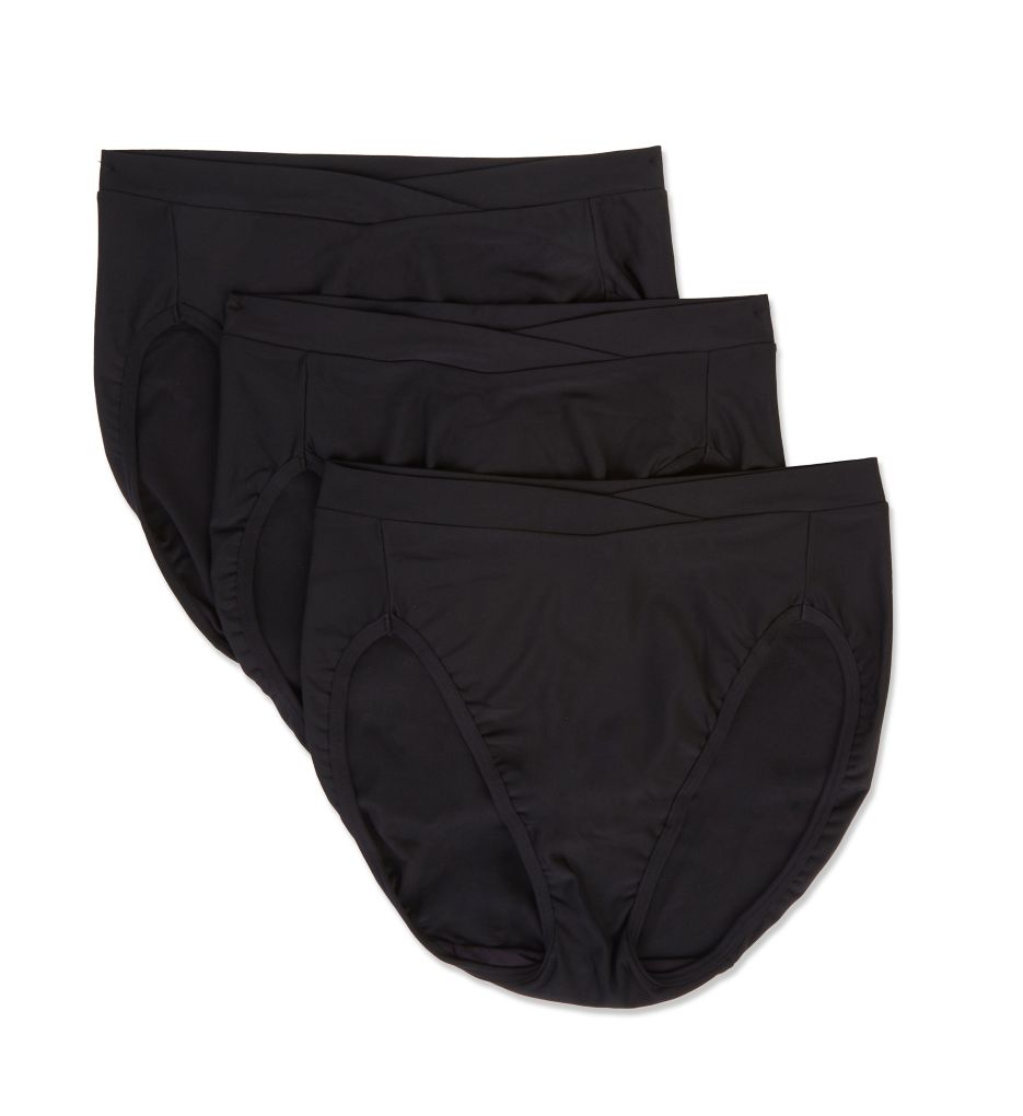 Vanity Fair Radiant Collection Women's Comfort Stretch Hi-Cut Underwear, 3  Pack 