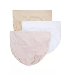 No Pinch, No Show Seamless Hi-Cut Panty - 3 Pack