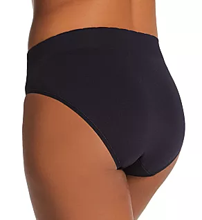 No Pinch, No Show Seamless Hi-Cut Panty - 3 Pack BLACK MULTI 8