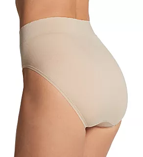 No Pinch, No Show Seamless Hi-Cut Panty - 3 Pack Quartz/White/Damask 7