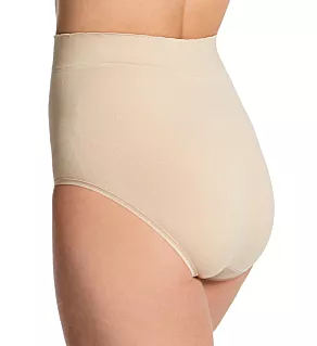 No Pinch, No Show Seamless Brief Panty - 3 Pack Damask Neutral Multi 8