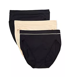 Beyond Comfort Ultimate Stretch Hi-Cut Panty - 3PK MultiI MBDNMB 10
