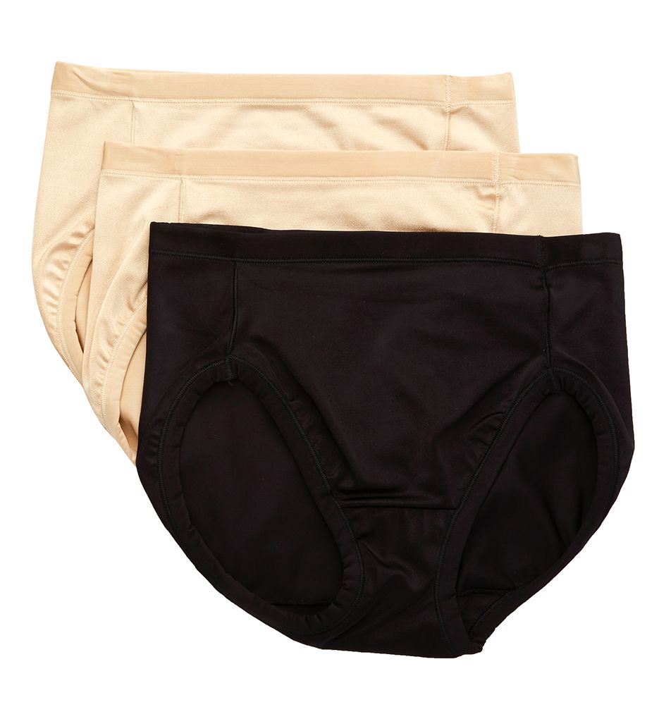 Vanity Fair 13437 Body Caress Hi-Cut Panty 3-Pack
