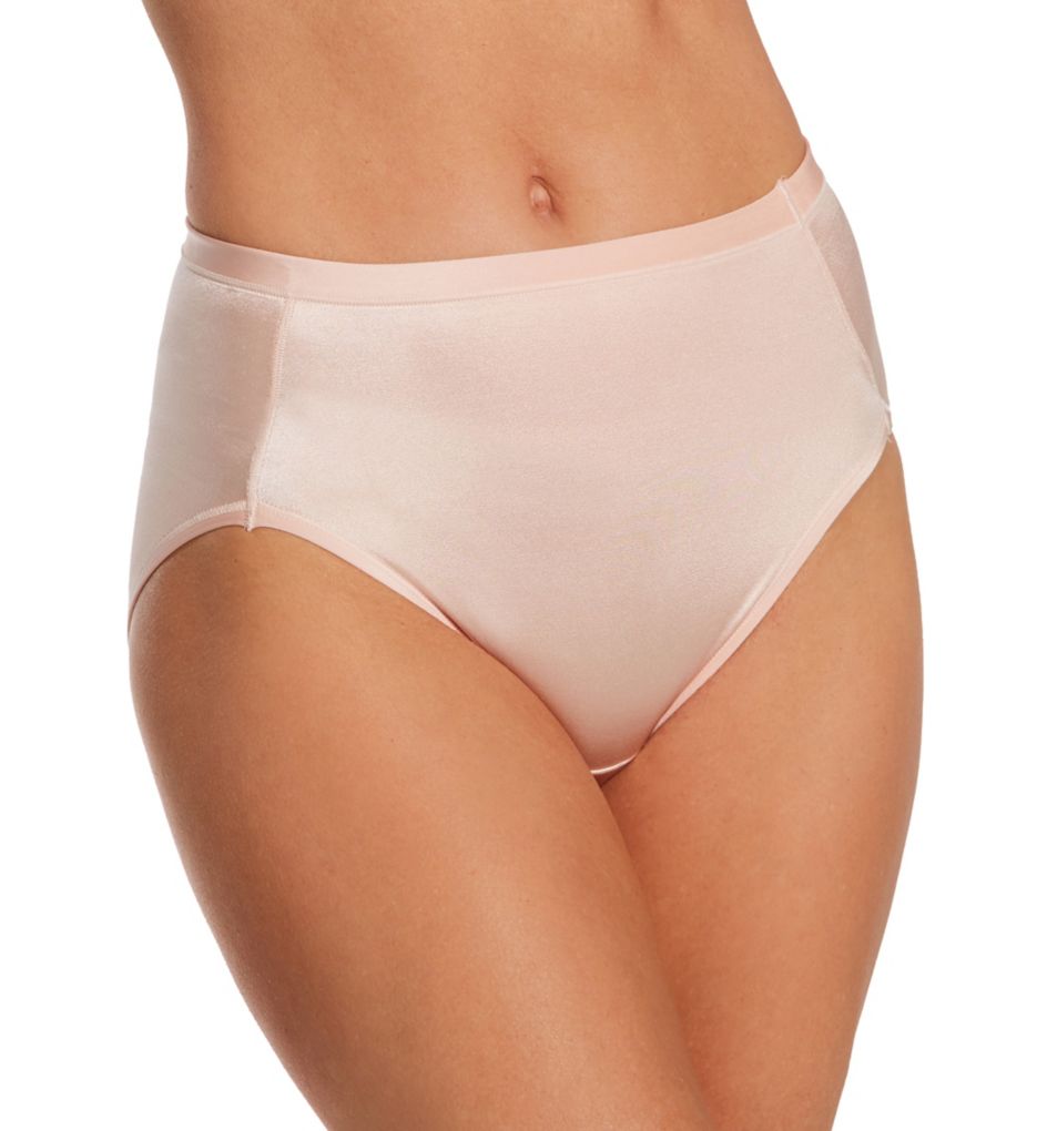 Vanity Fair Womens Body Caress Hi-Cut , 3 Pack 13437 - STAR WHITE/STAR  WHITE/STAR WHITE - 9