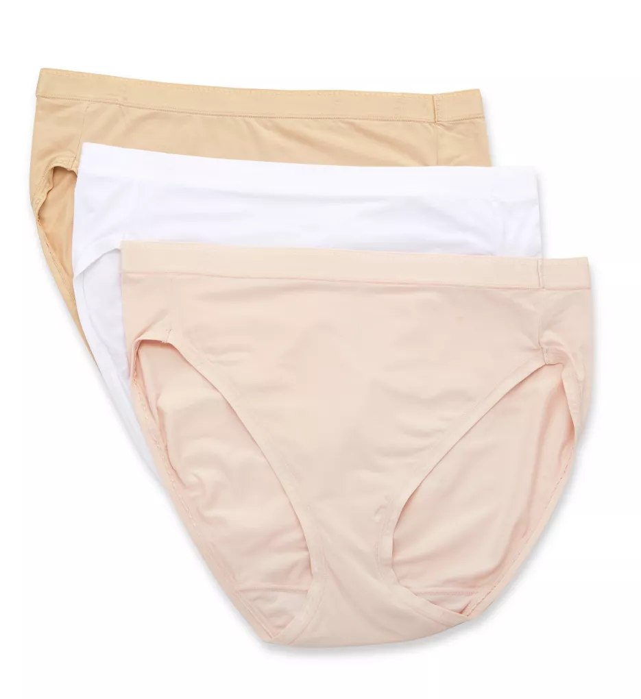 Comfort Where it Counts Hi-Cut Panty - 3 Pack QWD Multi 8