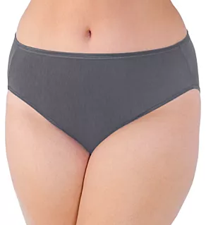 Illumination Plus Size Hi-Cut Brief Panty Steele Violet 11