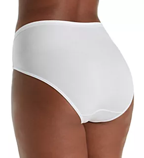 Illumination Plus Size Hi-Cut Brief Panty Star White 12