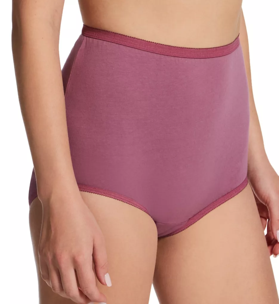 Perfectly Yours Tailored Cotton Brief Panty Berry Glaze 6