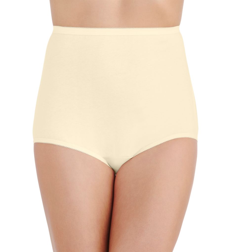 Vanity Fair Women's Perfectly Yours Tailored Cotton Brief Panty in Beige | Plus Size 12 | HerRoom.com