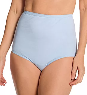 Perfectly Yours Tailored Cotton Brief Panty Shirting Blue 9