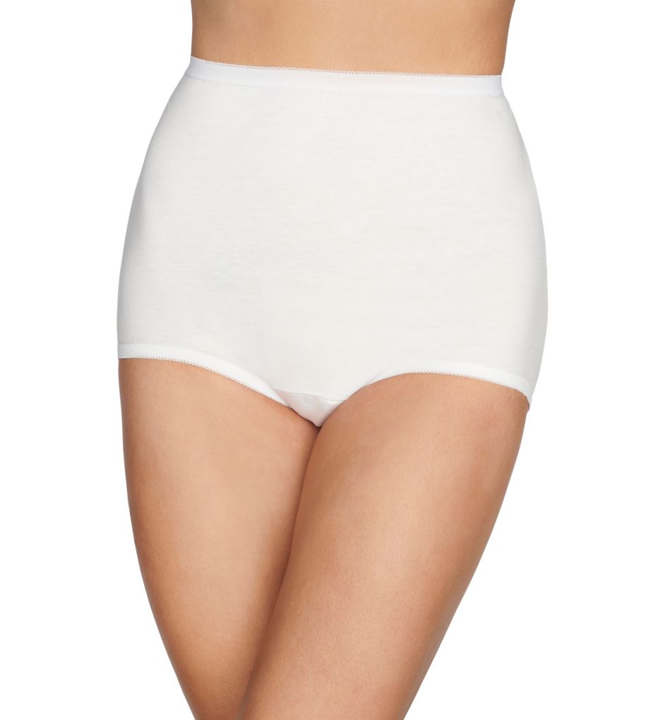 Vanity Fair (1062568) -- Vanity Fair 15361 Lollipop Brief Panty - 3 Pack (White 8)