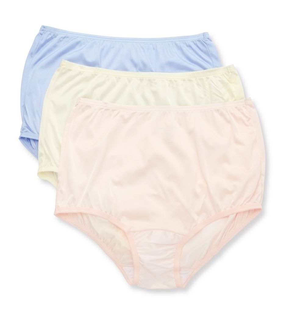 Body Caress Brief Panty - 3 Pack