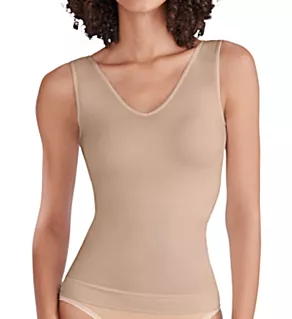 Seamless Smoothing Spin Tank Damask Neutral S