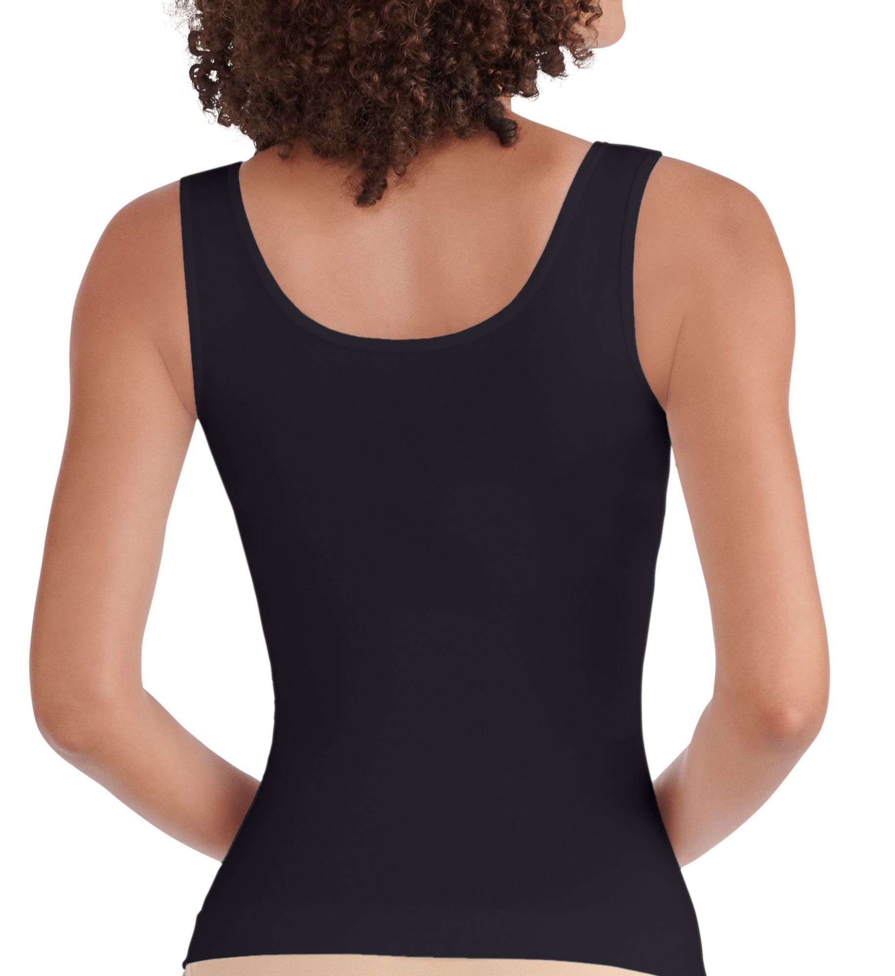 Vanity Fair Seamless Smoothing Spin Tank Midnight Black 2X  - Image 2