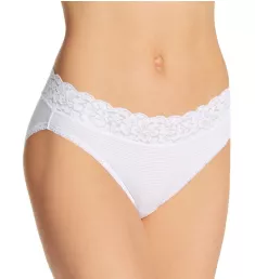 Flattering Lace Bikini Panty Star White Stripe 8