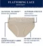 Vanity Fair Flattering Lace Bikini Panty 18285 - Image 3