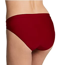 Beyond Comfort Silky Stretch Bikini Panty Designer Red 5