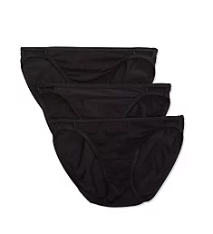 Illumination Bikini Panty - 3 Pack Black/Black/Black 7