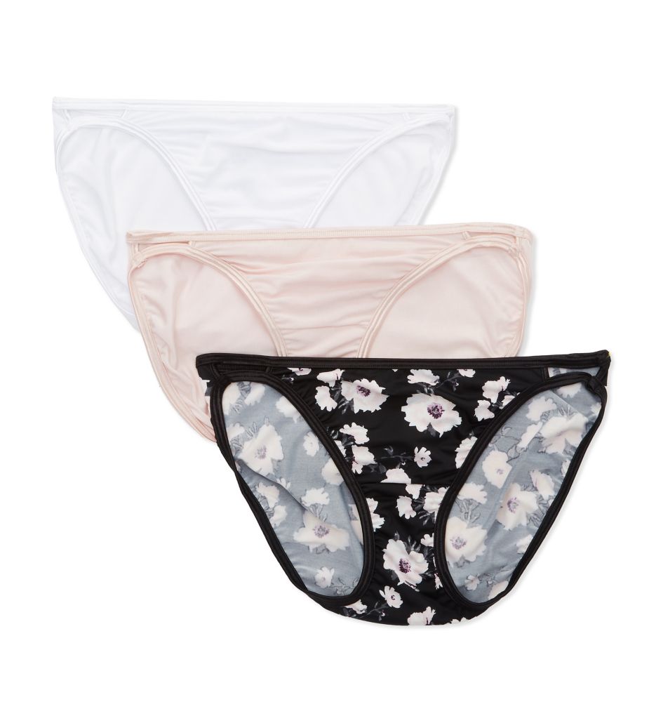 Vanity Fair - Vanity Fair 18309 Illumination Bikini Panty - 3 Pack (NightfallQuartzWhite 8)