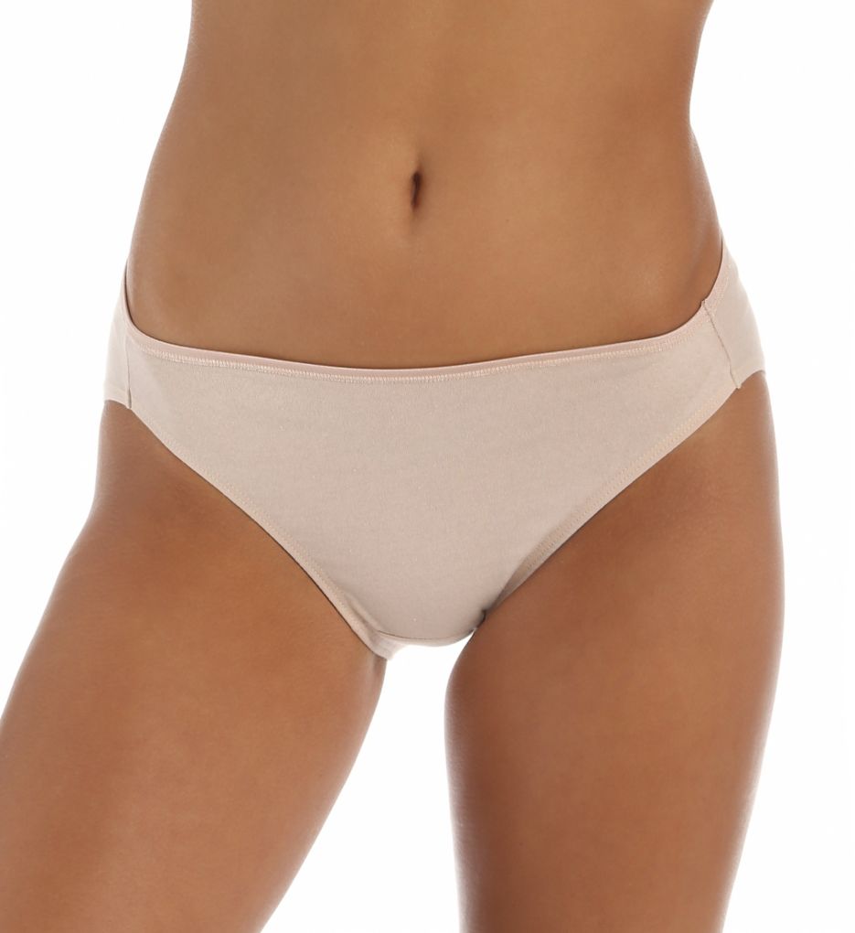 True Comfort 100% Cotton Bikini Panties - 5 Pack-fs