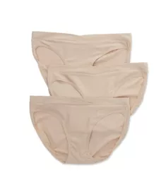 Beyond Comfort Silky Stretch Bikini Panty - 3 Pack