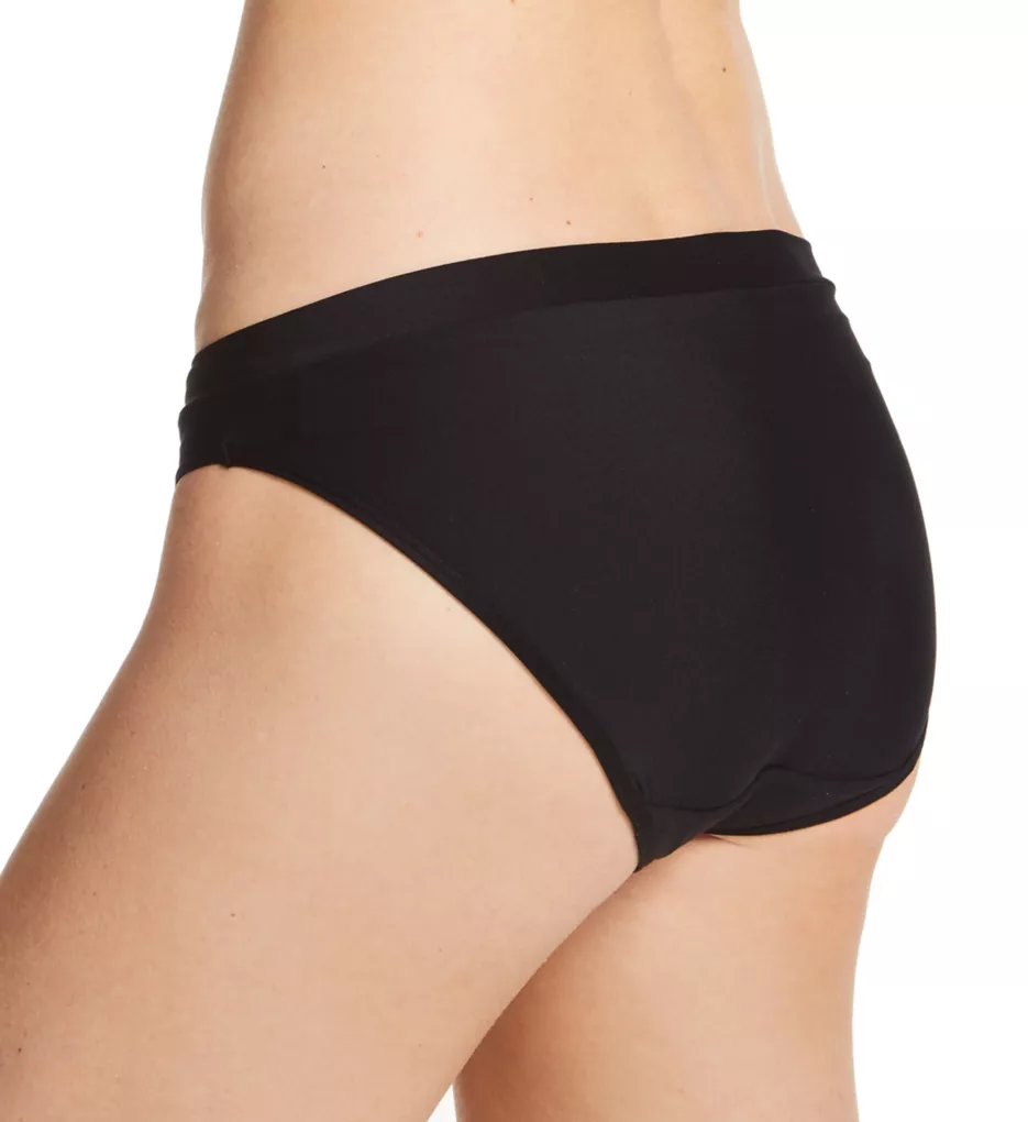 Beyond Comfort Silky Stretch Bikini Panty - 3 Pack Black x3 8