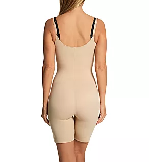 Wear Your Own Bra Shaping Bodysuit Damask Neutral 3X
