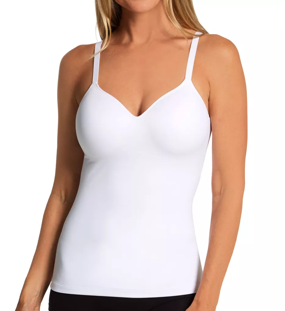 Shaping Camisole with Built In Bra Star White L