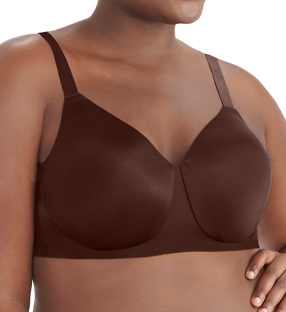 Vanity Fair 71203 Nearly Invisible Full Figure Wirefree Bra (Cappuccino)