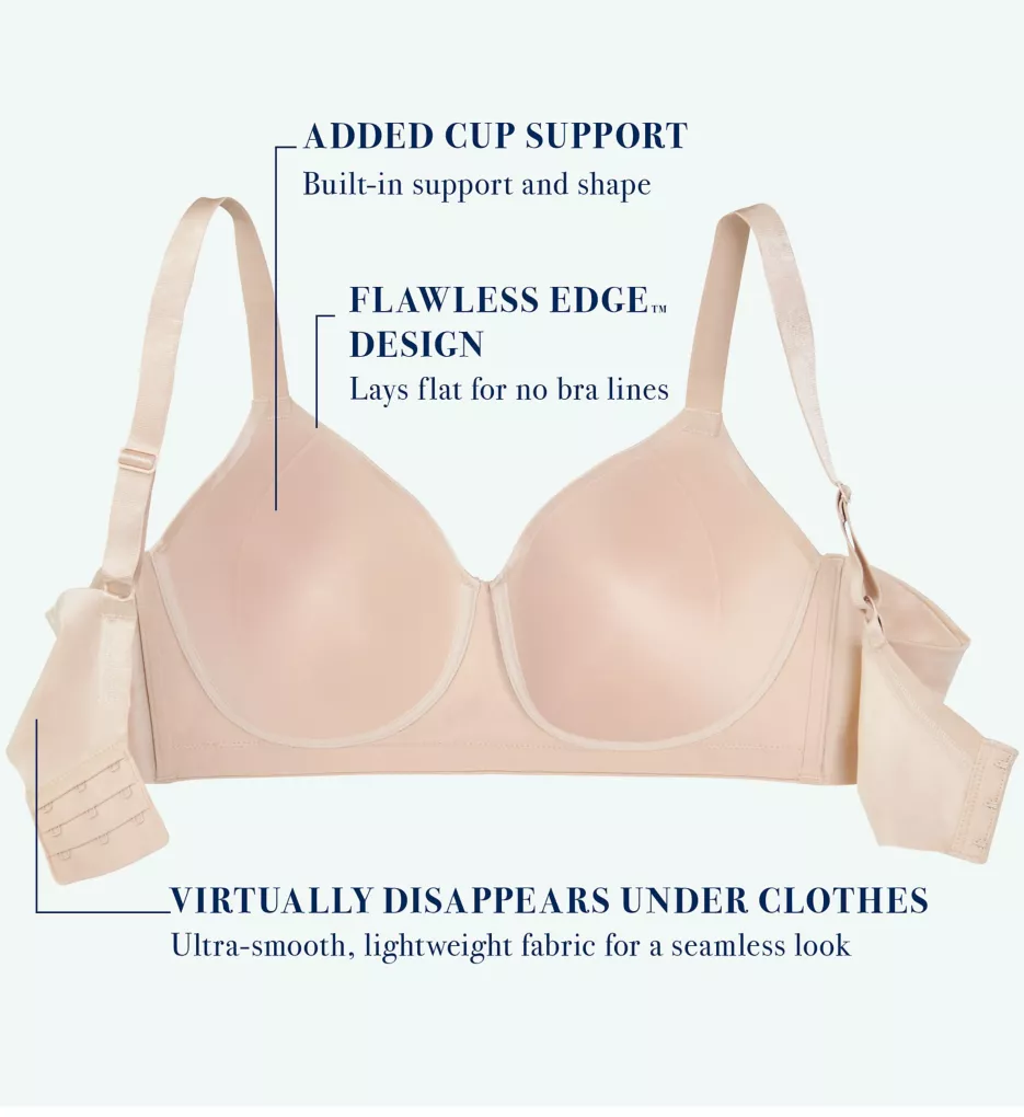Vanity Fair Nearly Invisible Full Figure Wirefree Bra 71203 - Image 4