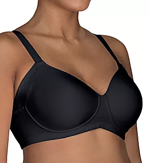 Beauty Back Side Smoother Full Figure Wirefree Bra Midnight Black 42DD