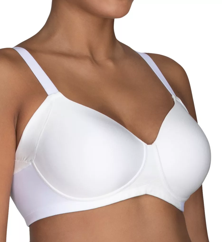 Beauty Back Side Smoother Full Figure Wirefree Bra Star White 36C