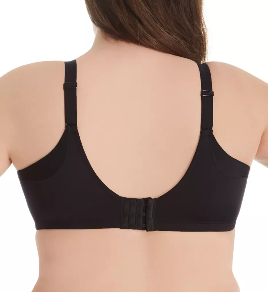 Beauty Back Side Smoother Full Figure Wirefree Bra Midnight Black 36C