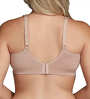 Beyond Comfort Full Figure Wirefree Bra Honey Beige 42DD