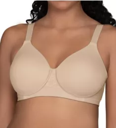 Beauty Back Full Figure Wirefree Bra Damask Neutral 44B