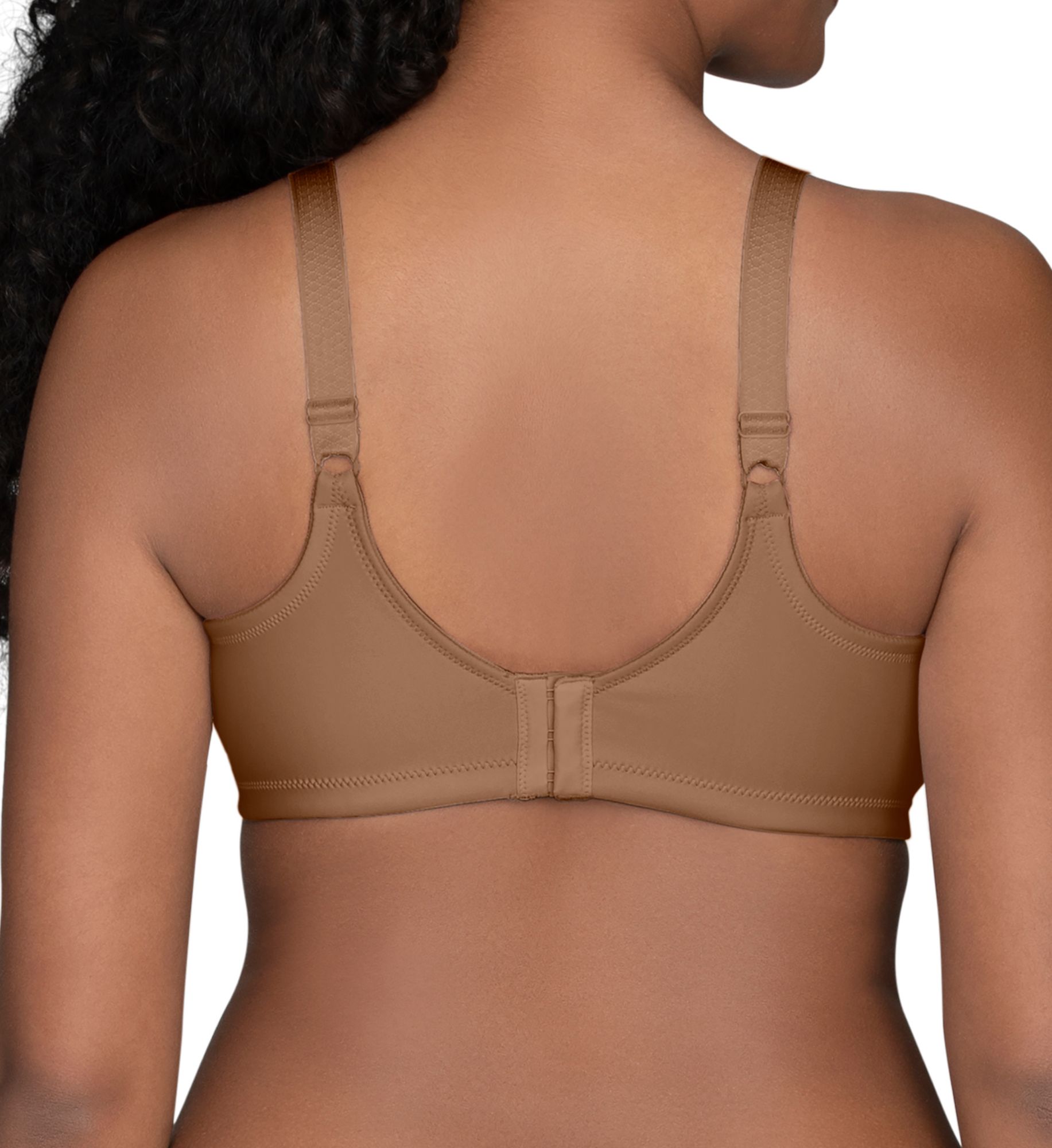 Vanity Fair Beauty Back Full Figure Wirefree Bra Totally Tan 38C  - Image 2