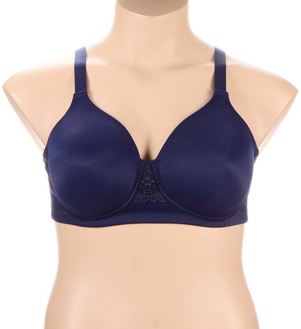 Vanity Fair Beauty Back Full Figure Wirefree Bra Ghost Navy 38DD  - Image 1