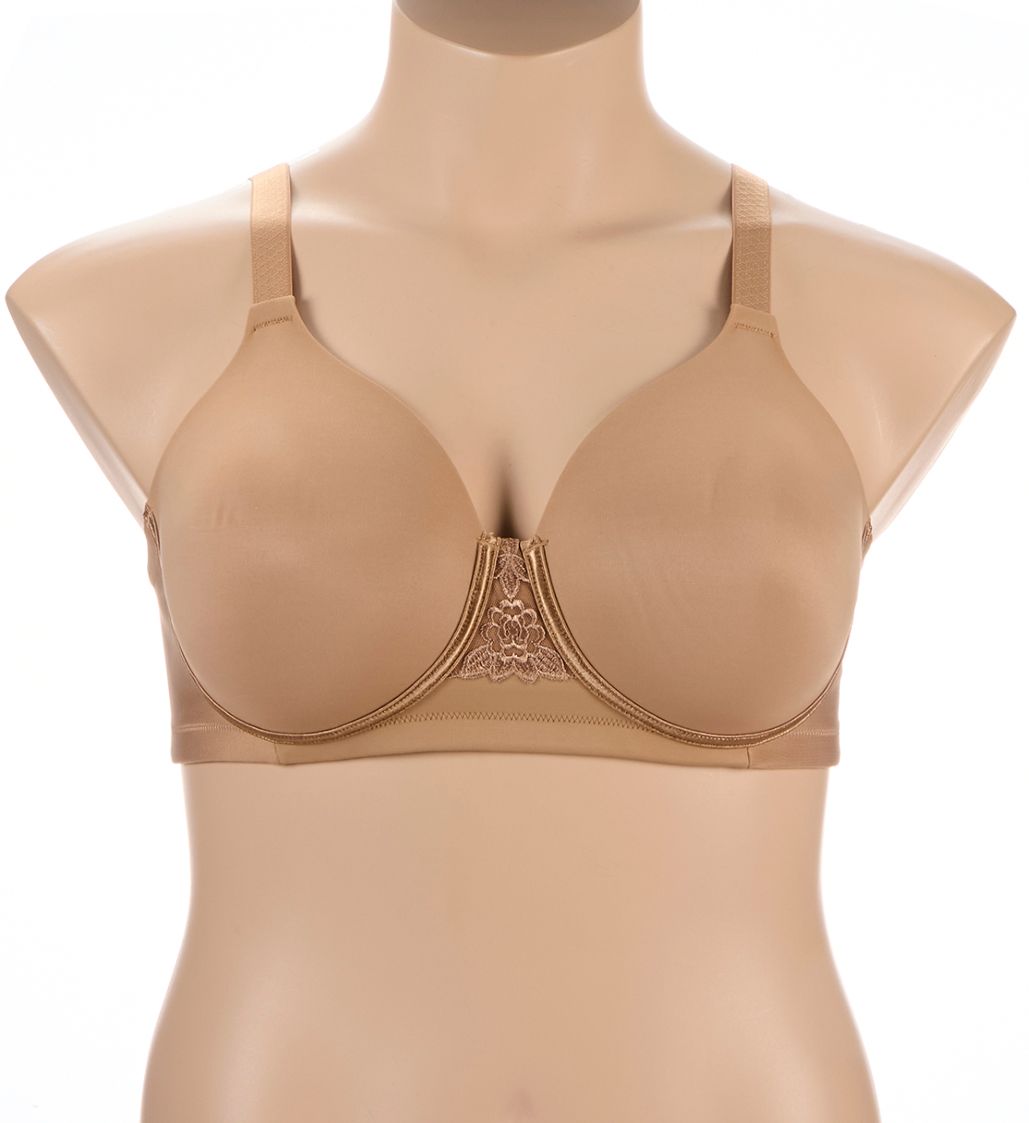 Vanity Fair Beauty Back Full Figure Wirefree Bra Totally Tan 38C  - Image 1